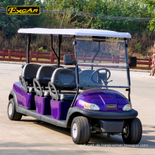 48V 6 Sitzer elektrische Golfwagen Club Auto Golf Buggy Wagen Batterie elektrische Buggy Auto